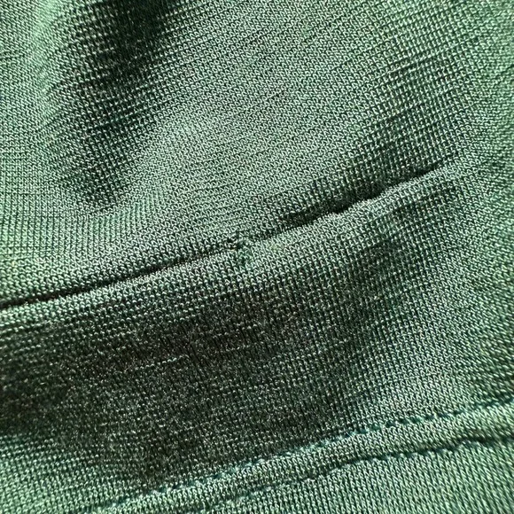 Lululemon Polo Shirt Mens Medium Teal Blue Performance Stretch Evolution *READ* - Picture 7 of 8